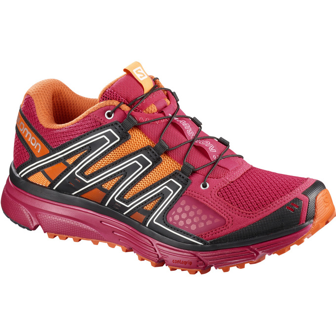 Salomon Singapore Womens Trail Running Shoes - X-MISSION 3 W Pink | 26754-XQYW